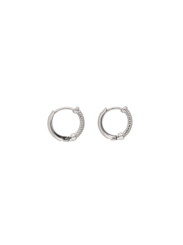 IZIA Women Hoop Earrings in Silver