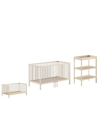 58 aufm Kessel BABYZIMMER Set Kara-lynn 4 Komplettset Massivholz Buche Natur