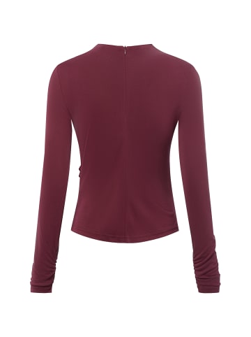 Y.A.S Langarmshirt YASLysa in bordeaux