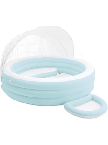 Intex Planschbecken Swimcenter Canopy Lounge 277x221x137cm in blau