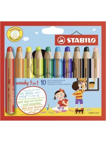 STABILO Papeterie/PBS - Buntstift, Wasserfarbe & Wachsmalkreide - STABILO woody 3 i