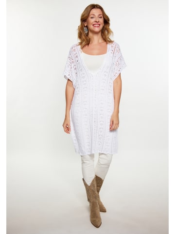 VIRITA Women Poncho in Weiss