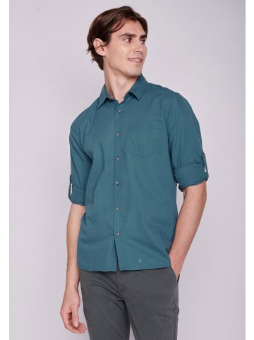 GreenBomb Hemd Basic in Schlammiges Blau