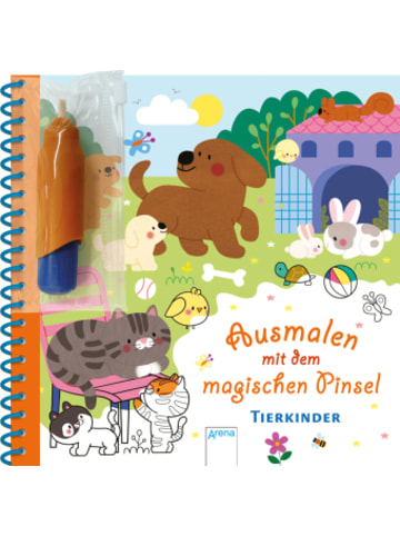 Arena Papeterie/PBS - Ausmalen mit dem magischen Pinsel. Tierkinder