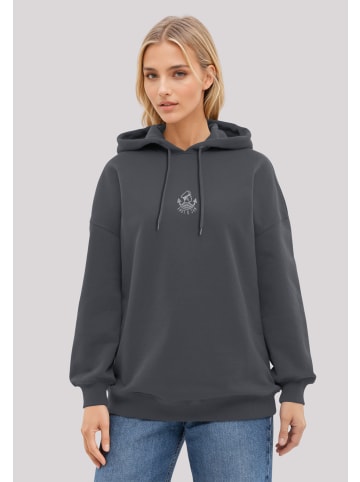 F4NT4STIC Hoodie Oversized Shirt Knut & Jan Scribble Logo in off black