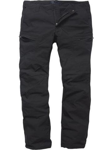 Vintage Industries Stoffhose in Schwarz