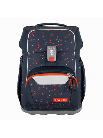 Step by Step Step by Step BASIS Schulranzen-Set „Anthrazit Triangles“, 4-teilig