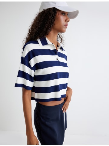 KOTON T-shirt in Marineblau Gestreift