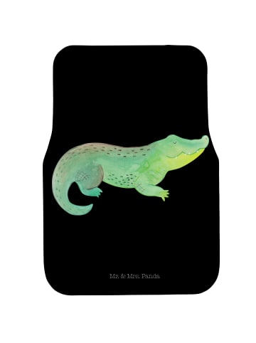 Mr. & Mrs. Panda Automatte Krokodil ohne Spruch in Schwarz