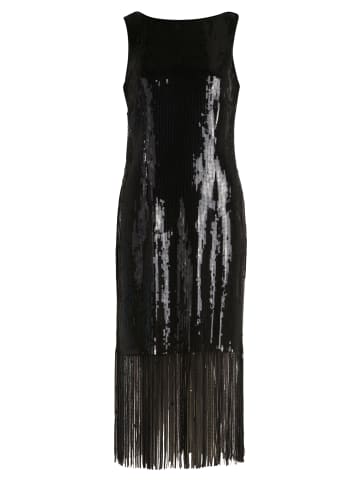 Vera Mont Abendkleid mit U-Boot-Ausschnitt in Schwarz