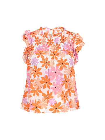 usha FESTIVAL Women Blouse in multicolor orange