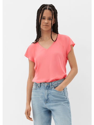 QS Bluse ärmellos in Pink