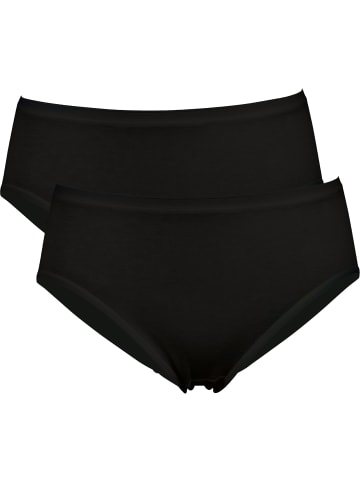 Erwin Müller Hüftslip 2er-Pack in schwarz