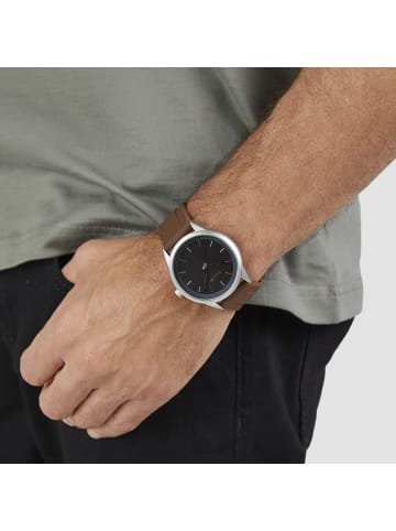 s.Oliver Armbanduhr Sport Silicone in braun