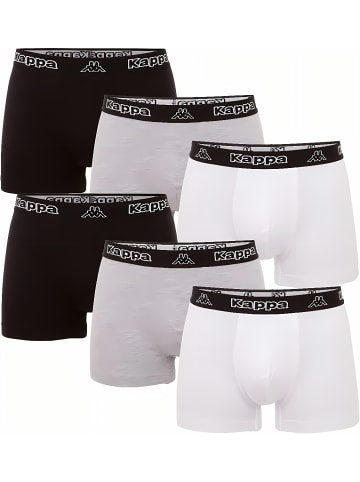 Kappa Boxershort "Boxershorts, 6er Pack" in Weiß