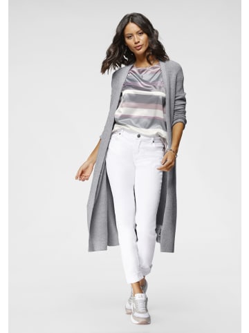 Laura Scott Longstrickjacke in grau