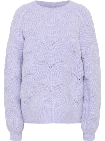 IZIA Damen Strickpullover in Flieder