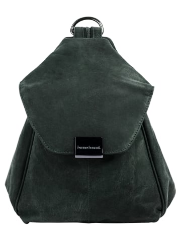 Bruno Banani Rucksack echt Leder in grün