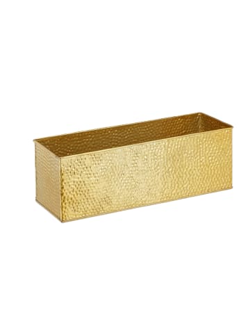 Blumenkasten in Gold