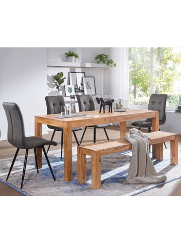 KADIMA DESIGN Esszimmer Sitzbank MUMBAI Massiv-Holz 160 x 45 x 35 cm in Akazie