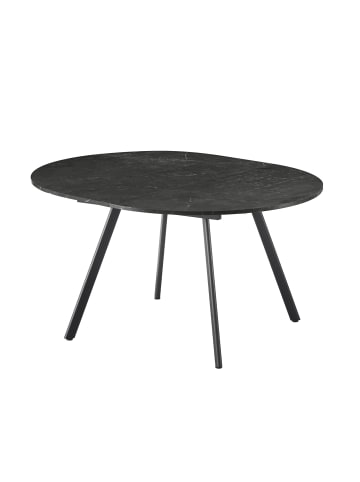 B&D Home Ausziehstisch TILL in Marmor - (B)120-150 x (H)76 x (T)120 cm