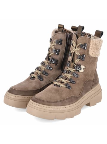 WALDLÄUFER orthopädischer Stiefel mit Warmfutter in braun