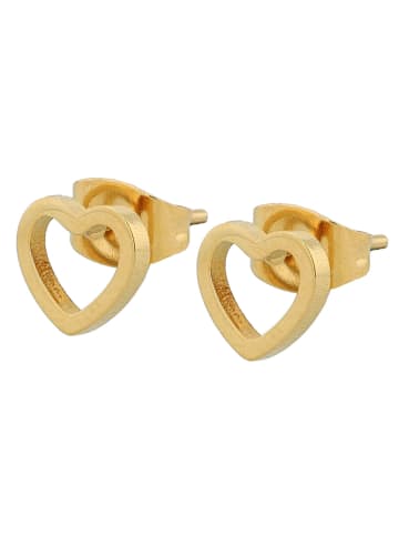 Adeliás Damen Ohrringe – Ohrstecker aus Edelstahl in gold