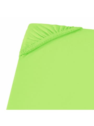 Carpe Sonno Edel Jersey Spannbettlaken in Neongrün