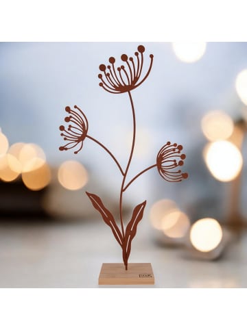 UNUS Aufsteller Deko-Blume in Rost