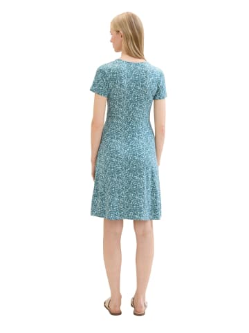 Tom Tailor Elegantes Jerseykleid Kurzes Regular Fit in Grün