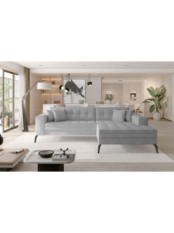 MF Design Sokka Recamiere Rechts in Hellgrau -  (L) 292 x (B) 292 x (H) 84 cm