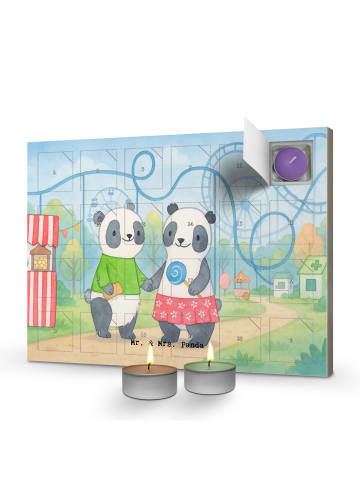 Mr. & Mrs. Panda Duftkerzen Adventskalender Pandas Freizeitpark ... in Weiß