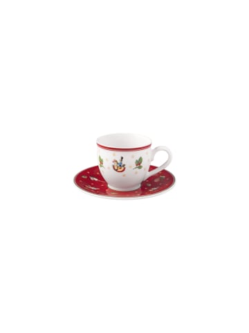 Villeroy & Boch 2er Set Espressotasse mit Untertasse Toy's Delight in 70 ml in rot