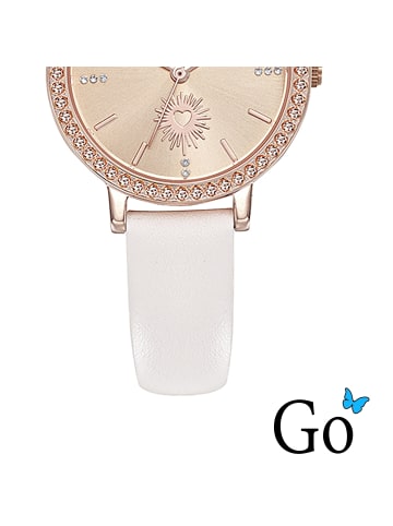 Girl Only Analog-Armbanduhr Girl Only Mademoiselle weiß klein (ca. 30mm)