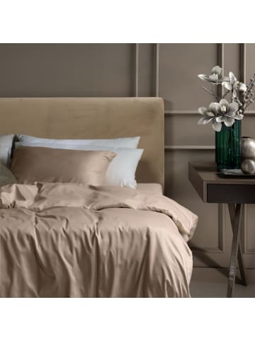 Schiesser Satin-Bettwäscheset Ella in Cappuccino