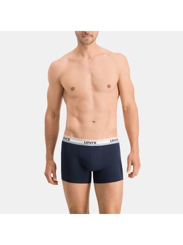 Levi´s Boxershorts LEVIS Men Giftbox Logo Boxer Brief 3P in 831 - navy/red