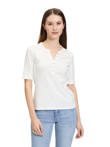 Betty Barclay Basic Shirt mit Knöpfen in Rohweiß
