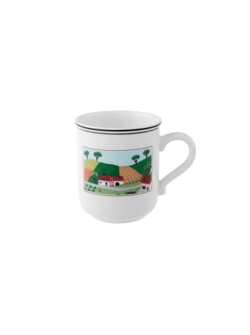 Villeroy & Boch Kaffeebecher Dorfstrasse Design Naif 300 ml bunt in bunt