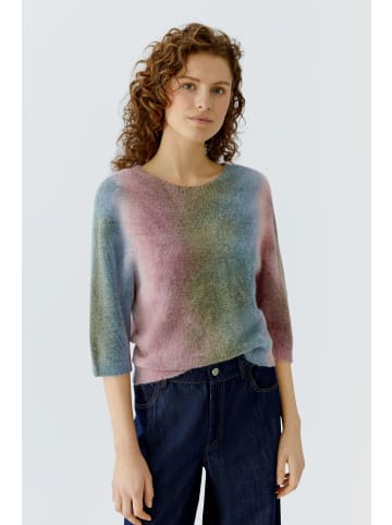 Oui Pullover in khaki red