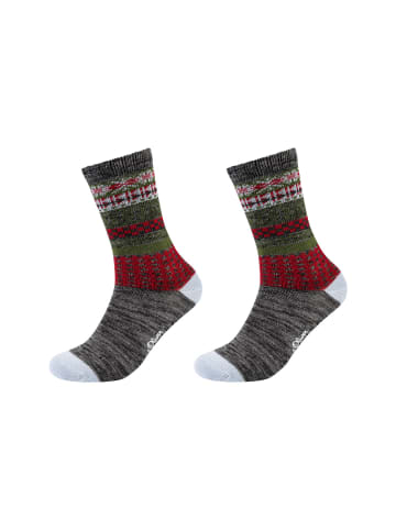 S. Oliver Socken 2er Pack warm & cozy in dunkelgrau melange