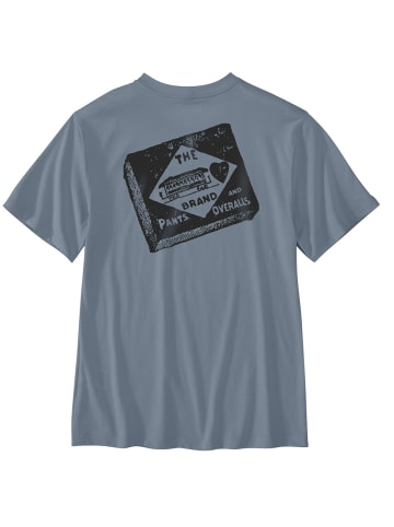 CARHARTT  T-Shirt Graphic in blau/grau