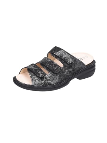 Finn Comfort Pantoletten MENORCA SOFT in nero/argento