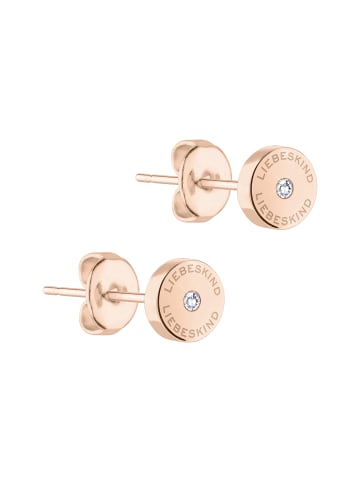 LIEBESKIND BERLIN Ohrstecker Little Bling in Rosegold