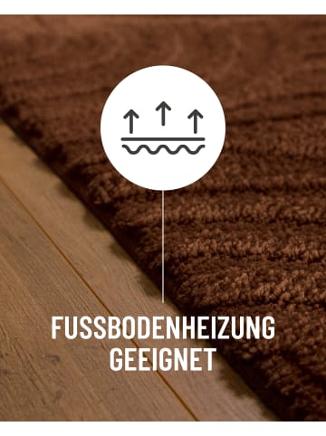Wecon Home Badteppich Fiete in nuss braun
