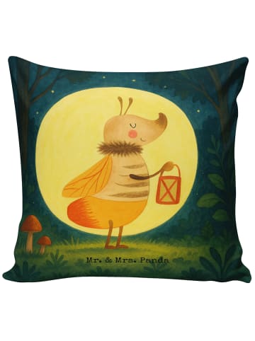Mr. & Mrs. Panda Kissen 40x40 Glühwürmchen Design ohne Spruch in Weiß