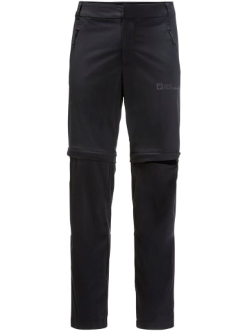 Jack Wolfskin Funktionshose/Wanderhose GLASTAL ZIP OFF PANTS M in Schwarz