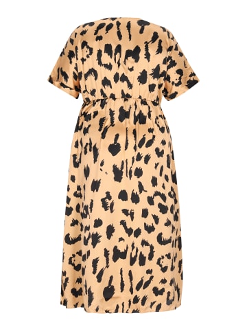 NAEMI Women Plus Size Dress in Khaki