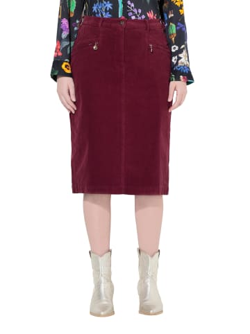 Ulla Popken Rock in weinrot