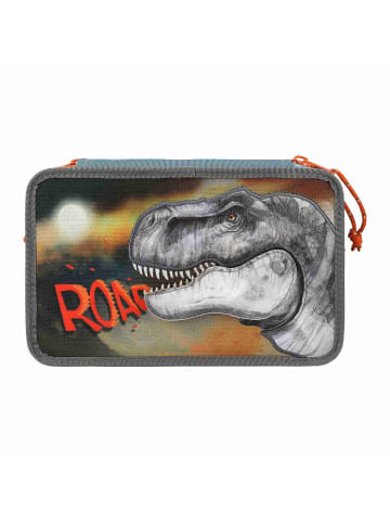 Depesche 3-Fach Federtasche Roar Dino World 20 x 13 cm in bunt