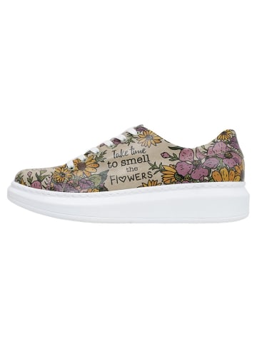 Dogo Myra Sneaker - Smell the flowers in Beige